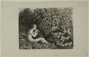 パンの笛を吹く若者 作： Carl Wilhelm Kolbe, the elder