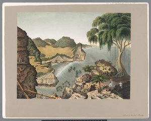 ランコップの東、ジャワ島の南海岸 作： Carl Wilhelm Mieling (possibly)