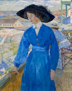 ガール・イン・ブルー 作： Carl Wilhelm Wilhelmson