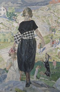 ジャンピングドッグ、1920 作： Carl Wilhelm Wilhelmson