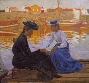 ベイ、1901 作： Carl Wilhelm Wilhelmson