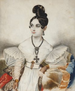 Apollonia Apollinaria Mikhailovna Vielgorskaya 1818-1887、1830s。