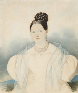 エカテリーナ伯爵夫人アレクサンドロフナズボヴァの肖像画、オボレンスカヤ1811-1843、1830年代。 作： Carl von Hampeln