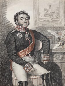 フョードルペトロヴィッチオポチニン1779-1852、1826年の肖像画。 作： Carl von Hampeln