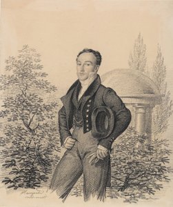 Nikolay Alexandrovich Kokoshkin 1792-1873、1820年代初頭の肖像。 作： Carl von Hampeln