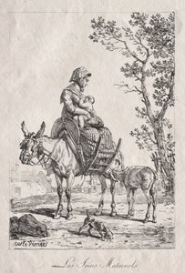 妊産婦ケア。 作： Carle Vernet