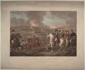 1812年、1825年8月26日のボロジノの戦い 作： Carle Vernet