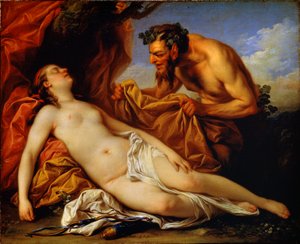 木星とアンティオペ、c1753 作： Carle van Loo