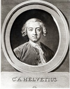 クロード・アドリアン・ヘルヴェティウス（1715-1771）の肖像フランスの哲学者 作： Carle van Loo
