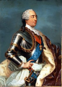 ルイ15世（1710年～1774年）の肖像。カルル・ファン・ロー（1705～1765）の絵画。