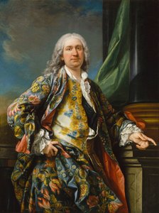 見知らぬ男の肖像、ca 1735-1739 作： Carle van Loo