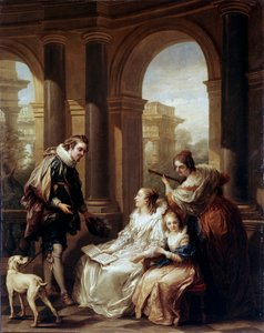 スペインコンサート、1754 作： Carle van Loo