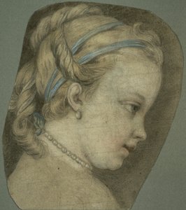 右を向く少女 作： Carle van Loo