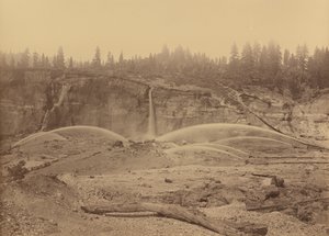 ネバダ郡ノース ブルームフィールド、マラコフ ディギンズ 作： Carleton E. Watkins