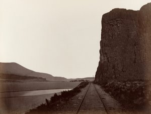 セリロ近くのホーン岬、1867年。 作： Carleton Emmons Watkins