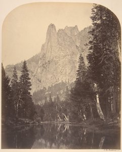 リバー ビュー、センチネル、3270 フィート、1861 年。 作： Carleton Emmons Watkins