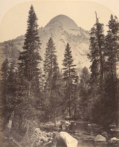 Tacoye、北ドーム、3729 フィート、1861 年。 作： Carleton Emmons Watkins
