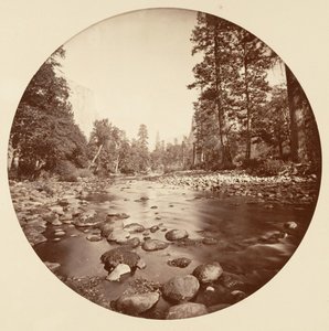[カリフォルニア州ヨセミテ国立公園]、カリフォルニア州。 1878年。 作： Carleton Emmons Watkins