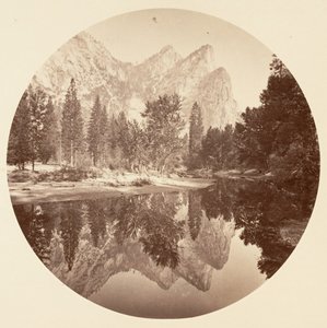 [カリフォルニア州ヨセミテ国立公園]、カリフォルニア州。 1878年。 作： Carleton Emmons Watkins