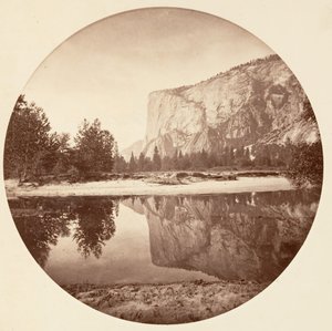 [カリフォルニア州ヨセミテ国立公園]、カリフォルニア州。 1878年。 作： Carleton Emmons Watkins