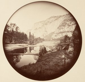 [カリフォルニア州ヨセミテ国立公園]、カリフォルニア州。 1878年。 作： Carleton Emmons Watkins