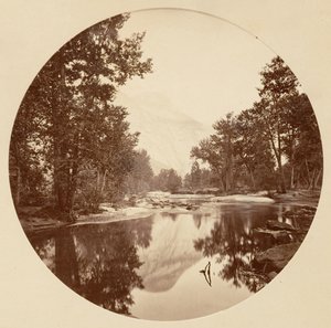 [カリフォルニア州ヨセミテ国立公園]、カリフォルニア州。 1878年。 作： Carleton Emmons Watkins