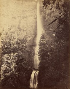 [カスケード、マルトノマ・フォールズ］ 作： Carleton Watkins