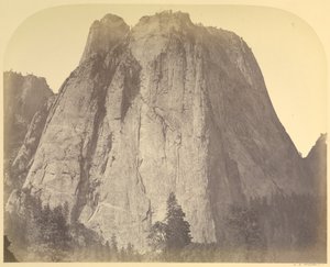 カテドラルロック-ヨセミテ、No。20 作： Carleton Watkins