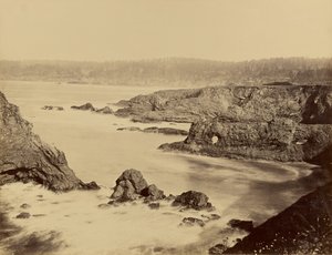 [メンドシーノの海岸の眺め］ 作： Carleton Watkins