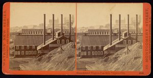 バージニアシティの統合バージニアパンミル 作： Carleton Watkins
