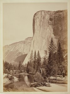 [エル・キャピタン、ヨセミテ・バレー] 作： Carleton Watkins