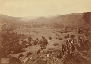 S.P.R.R.、テハチャピ・ループの全景。 作： Carleton Watkins