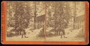 ヨセミテのグレイシャーポイントでのグループ 作： Carleton Watkins
