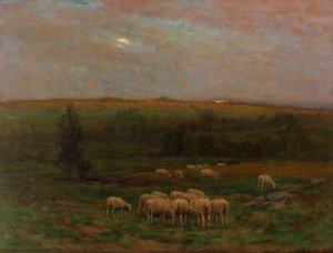 にわか雨の後の夕方、n.d. 作： Carleton Wiggins