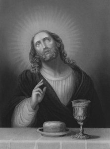 The Redeemer（エングレービング 作： Carlo (after) Dolci