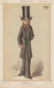 ヴァニティ・フェアStatesmen No.67 The representative of Romance, 1870.