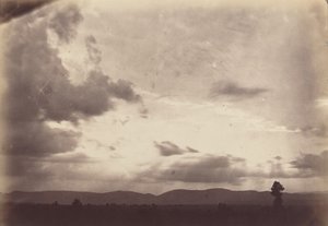 クラウドスタディ、ローマンカンパーニャ、c。 1860年。 作： Carlo Baldassare Simelli