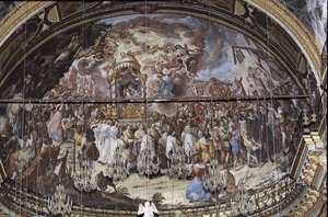 聖母デッロトの聖像の翻訳（1634年9月8日）（フレスコ画 作： Carlo Baratta