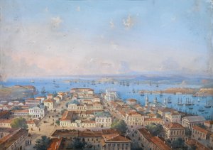 セヴァストポリの眺め、1860年代〜1870年代 作： Carlo Bossoli