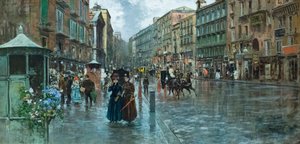 Nápoles via Toledo: parece que vai chover