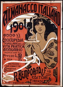 イタリア暦、1901年、1901年 作： Carlo Casaltoli