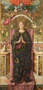 無原罪懐胎。 1492年 作： Carlo Crivelli