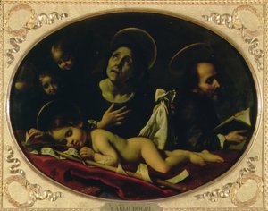 幼児の夢洗礼者聖ヨハネ 作： Carlo Dolci