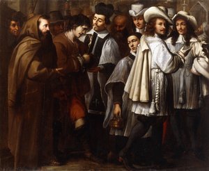絞首台に付き添われた男 作： Carlo Francesco Nuvolone