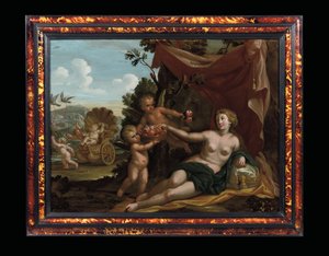 金星とキューピッド、1692-1705年頃 作： Carlo Garofalo