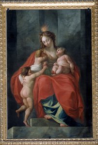 共和国の 13 の価値観の寓話: 慈善団体 (絵画、1783 年以降) 作： Carlo Giuseppe Ratti