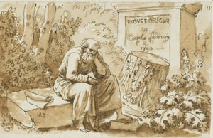 口絵用下絵から図案原画へ 作： Carlo Labruzzi