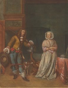 女性を訪ねるハンツマン、17831786。 作： Carlo Lasinio