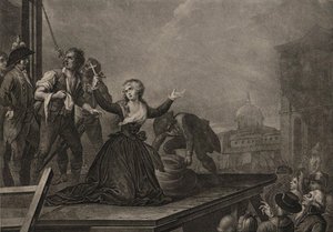 1794年5月10日のギロチン前の、王様の姉妹であるエリザベスドフランスマダムc。 1795