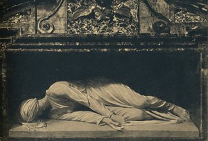 ローマ-聖Caeciliaのバシリカ。 -マデルノによる聖人の像、1910
